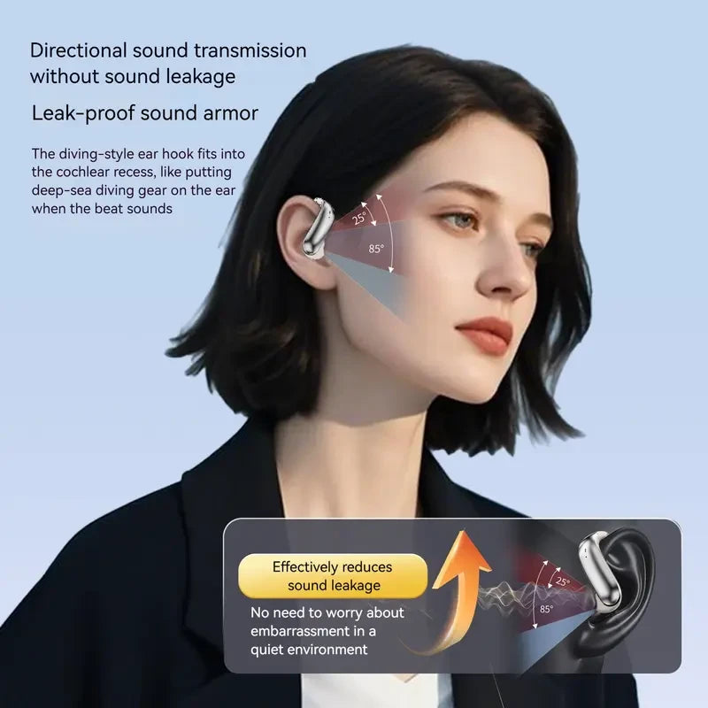 Titanium Hook Bluetooth Earbuds
