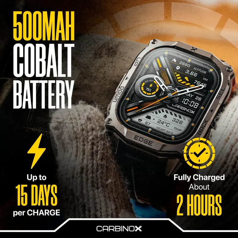 Carbinox Edge Stainless Steel Smart Watch