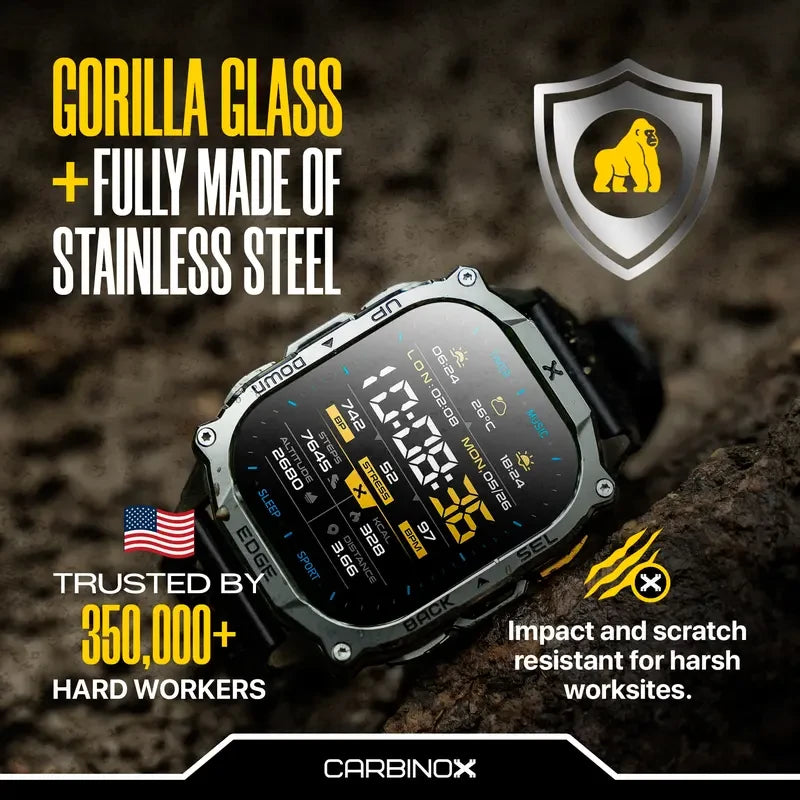 Carbinox Edge Stainless Steel Smart Watch