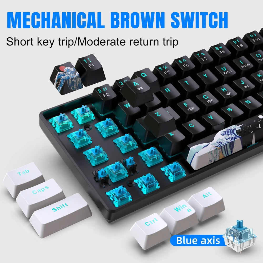 Compact Mechanical Gaming Keyboard
