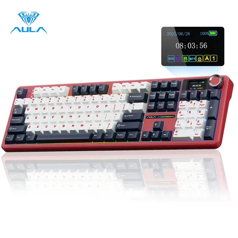 AULA F108 Pro Wireless Mechanical Keyboard
