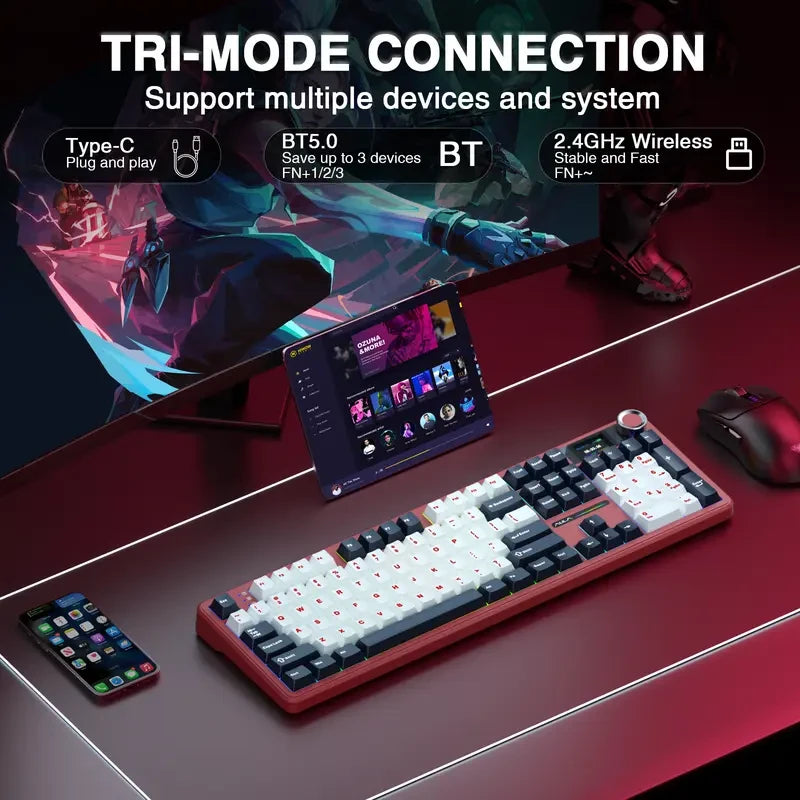 AULA F108 Pro Wireless Mechanical Keyboard