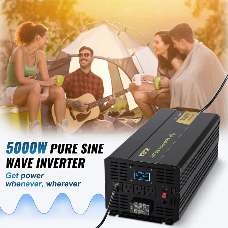 VEVOR Pure Sine Wave Off Grid Power Inverter
