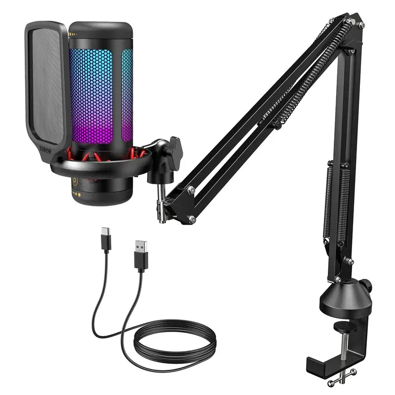 USB Gaming Microphone Set