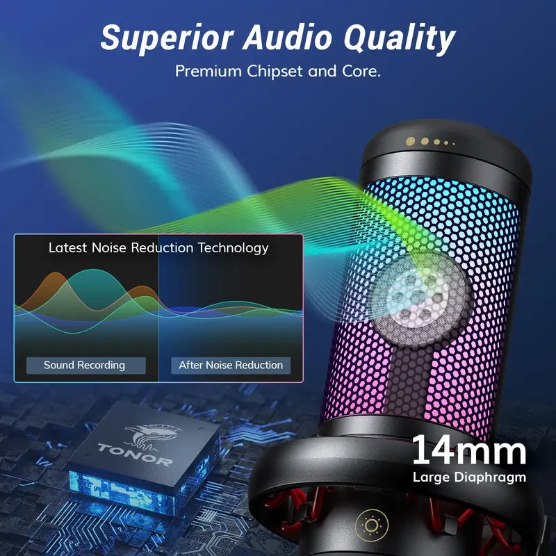 USB Gaming Microphone Set