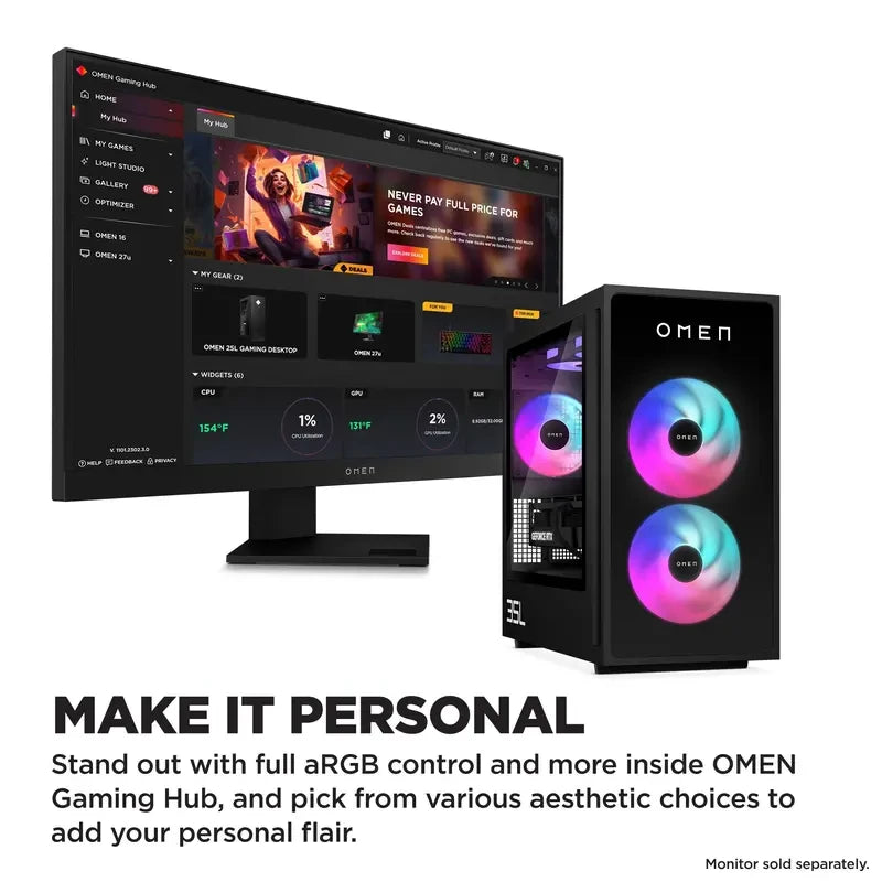 OMEN 35L Gaming Desktop PC
