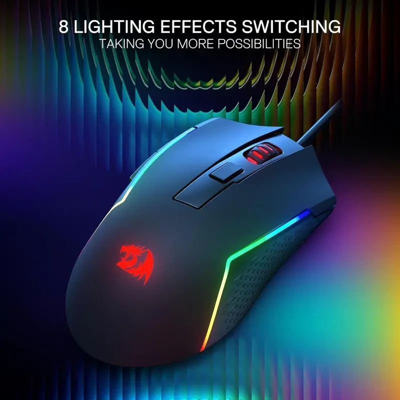 Redragon M616 Tactical RGB Wired Gaming Mouse
