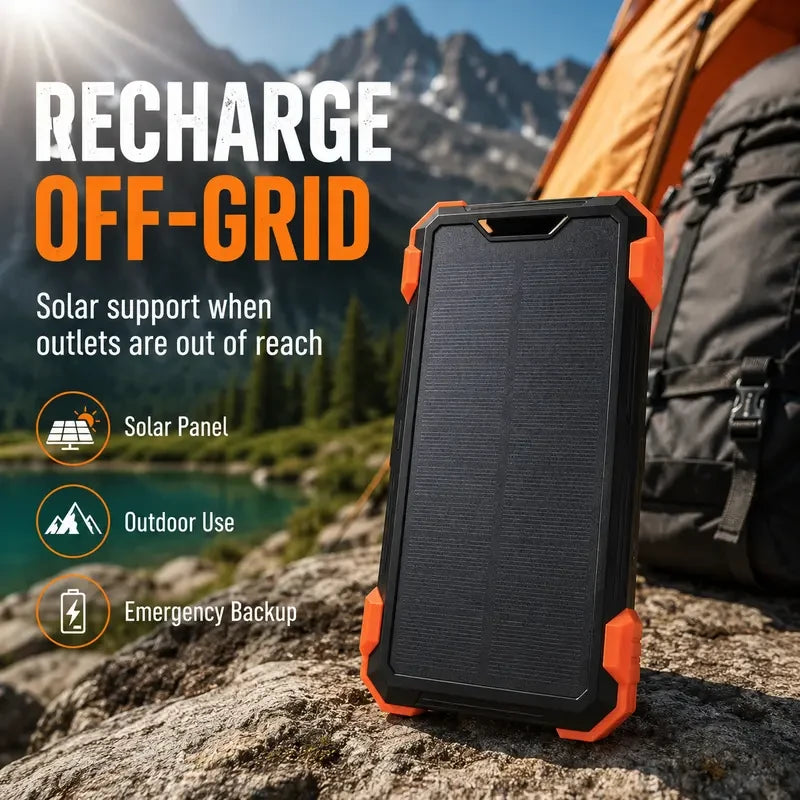 Sudrov Solar Charger Power Bank