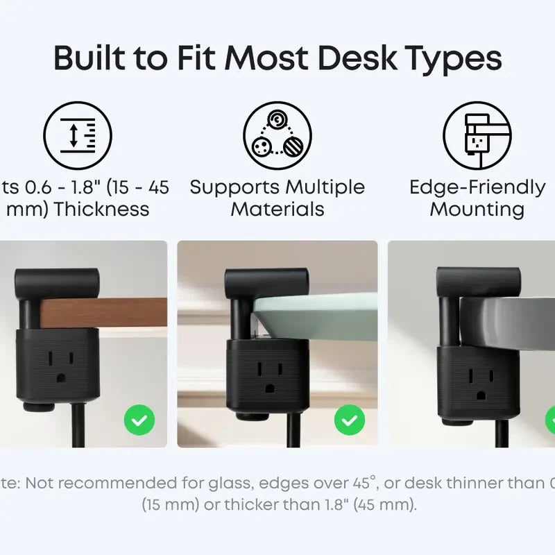 Anker Nano Desk Clamp Power Strip