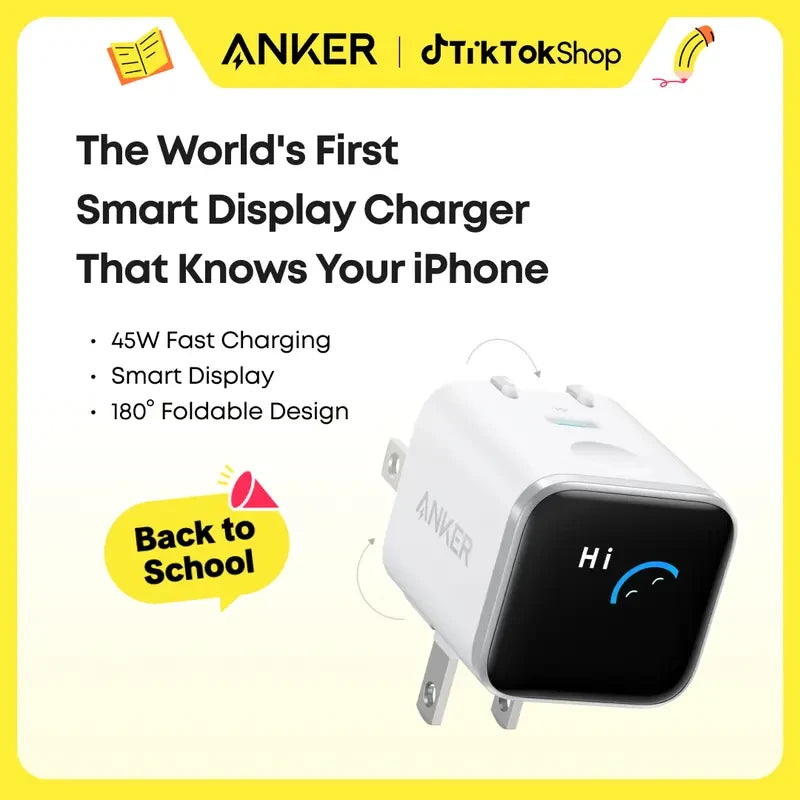 Fast Charging USB-C Charger with LED Display
