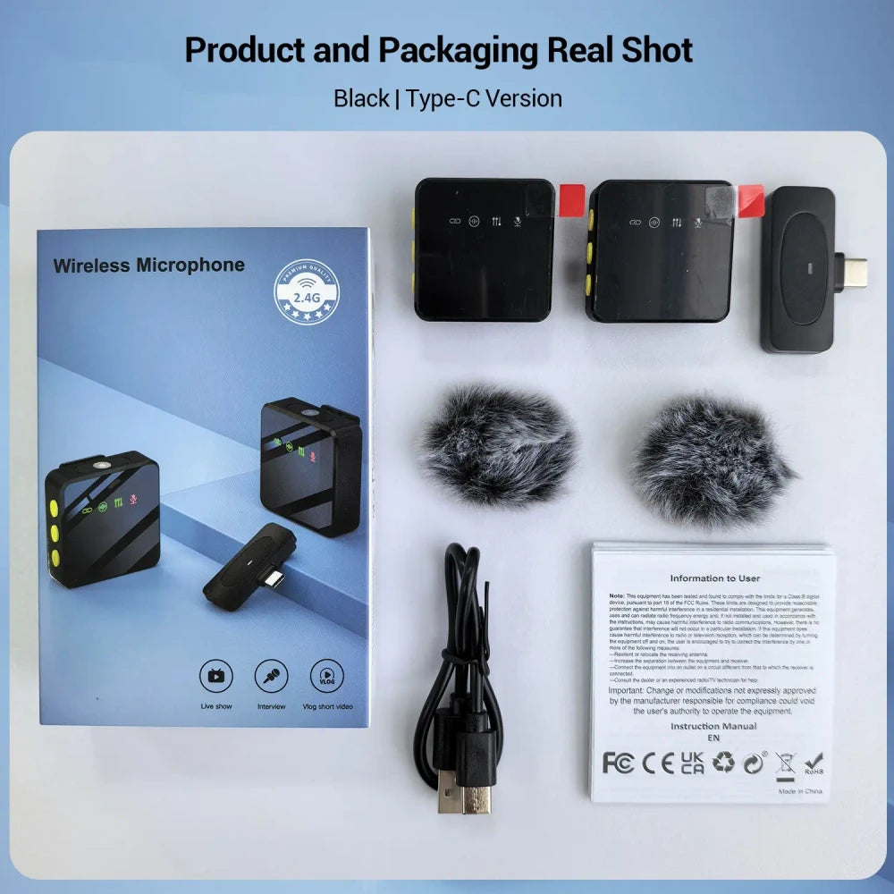 Wireless Magnetic Lavalier Microphone
