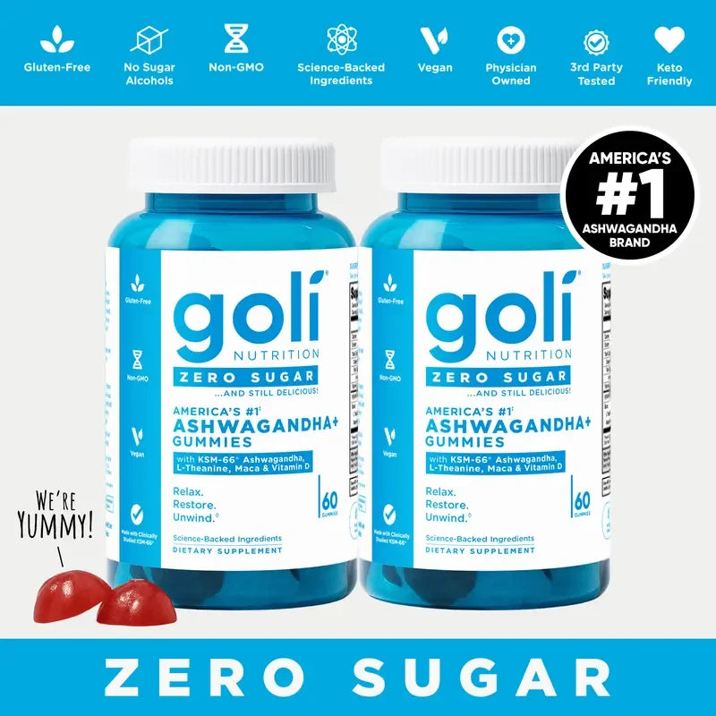 Goli Zero Sugar Ashwagandha Gummies