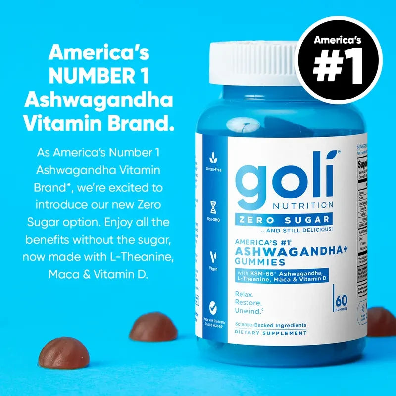 Goli Zero Sugar Ashwagandha Gummies
