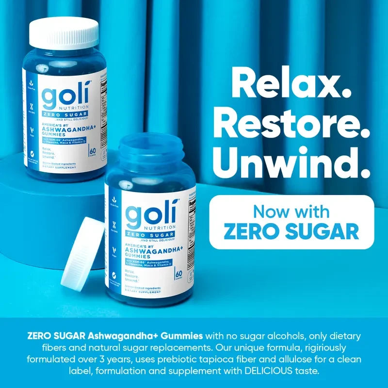 Goli Zero Sugar Ashwagandha Gummies