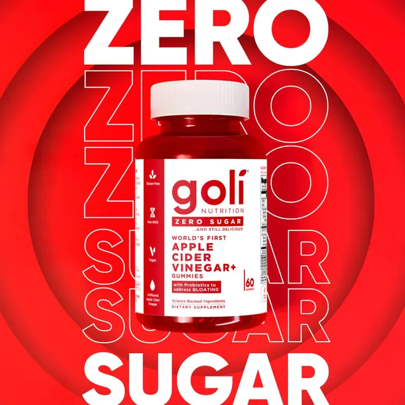 Goli Zero Sugar Apple Cider Vinegar Gummies