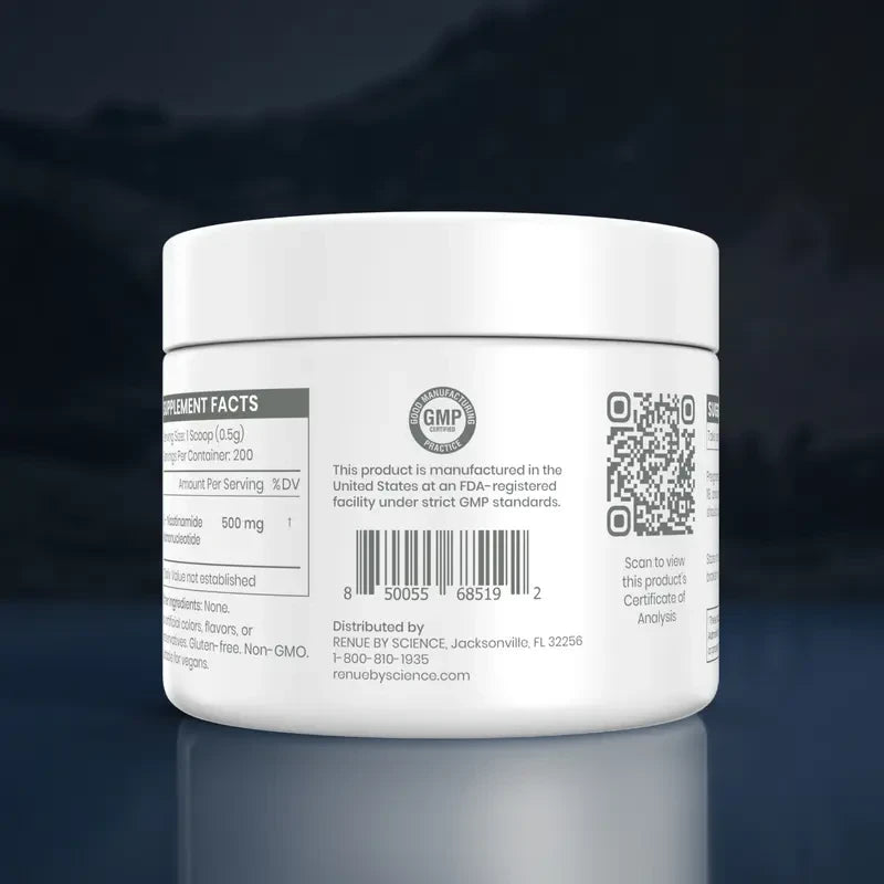 Pure NMN Powder for Energy and Youthful Vitality
